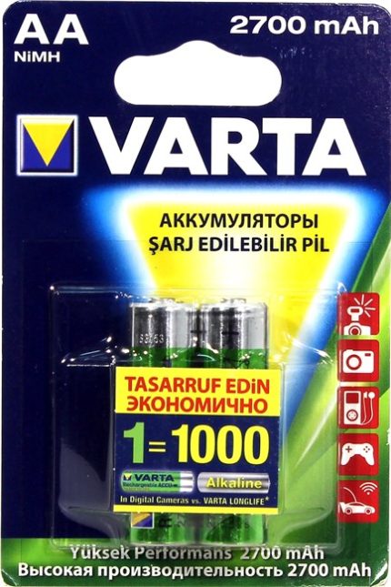 Аккумулятор Varta Professional R/6 2700 mAh
