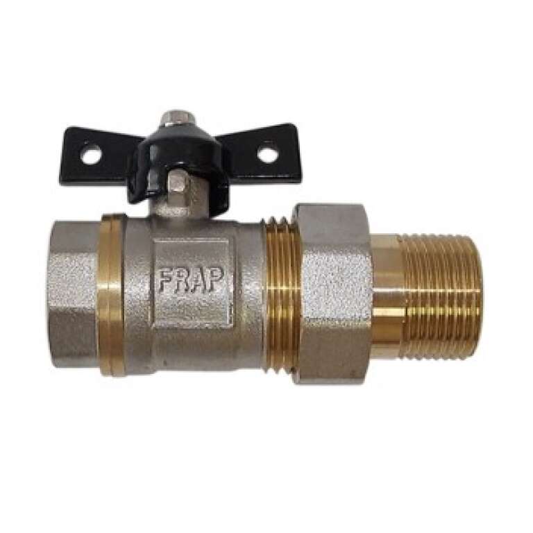 Кран шаровый 1/2" Г/Ш со сгоном Американка