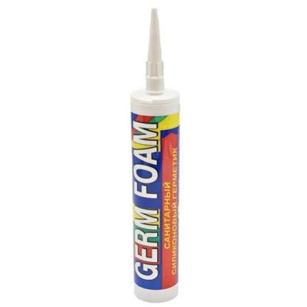 Герметик "Germfoam" универсальный, силиконовый, прозрачный 280мл
