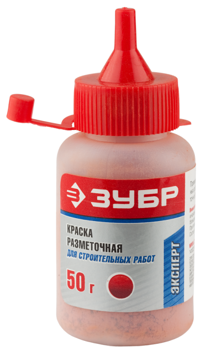Краска Зубр разметочная красная, 50 г
