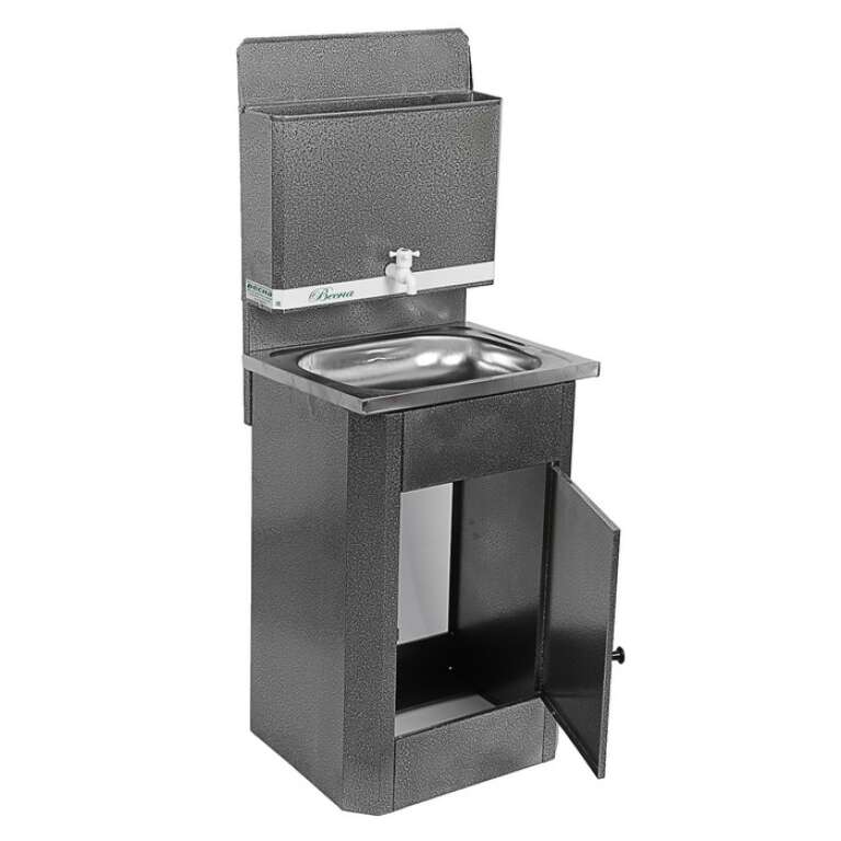 Умывальник "Весна" нержавеющая мойка цвет - серебро