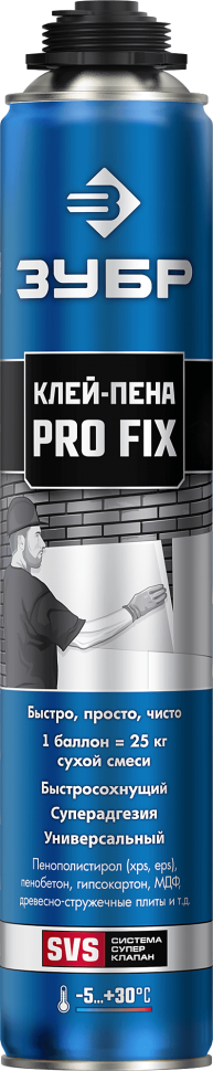 Клей-пена ЗУБР PRO FIX 750мл