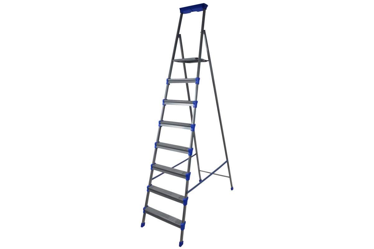 Лестница-стремянка 8-и ступенчатая широкие ступени СМ8