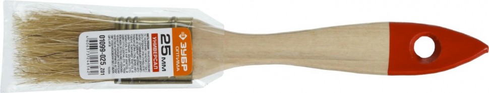Кисть плоская ЗУБР "Универсал-Оптима" 25 мм 01099-025