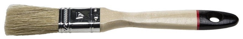 Кисть плоская STAYER ″UNIVERSAL-EURO″, светлая натуральная щетина, деревянная ручка, 25мм