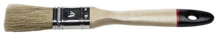 Кисть плоская STAYER ″UNIVERSAL-EURO″, светлая натуральная щетина, деревянная ручка, 25мм
