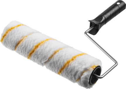 Валик малярный ГИРПАИНТ 40, 240 мм, d40 мм, ворс 12 мм, ручка d6 мм, ЗУБР