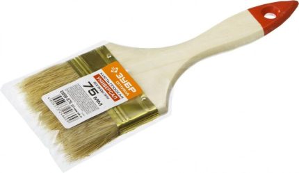 Кисть плоская ЗУБР "Универсал-Оптима" 75 мм 01099-075