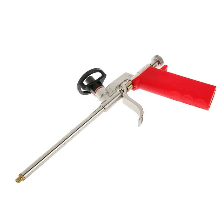Пистолет для монтажной пены красная ручка