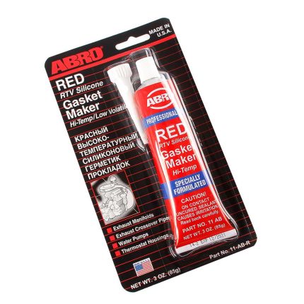 Автогерметик прокладка (красный) 85грамм Abro
