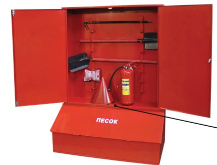 Щит пожарный закрытый укомплектованный