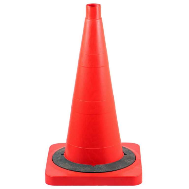 Конус сигнальный дорожный 520мм без полос КС-2.2.0