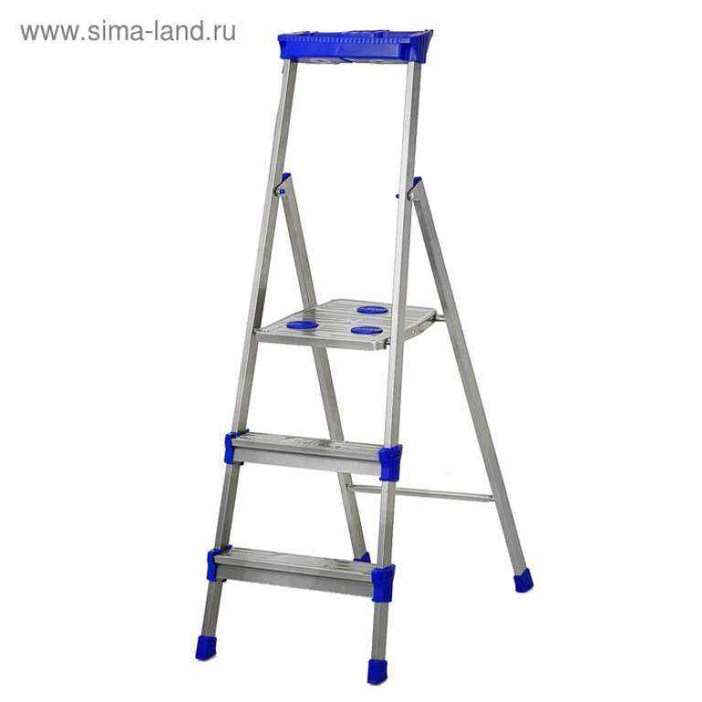 Лестница-стремянка 3-х ступенчатая широкие ступени СМ3