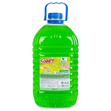 Крем-мыло Soapy Clean & Green эконом Зеленая дыня 5л канистра, CG8230