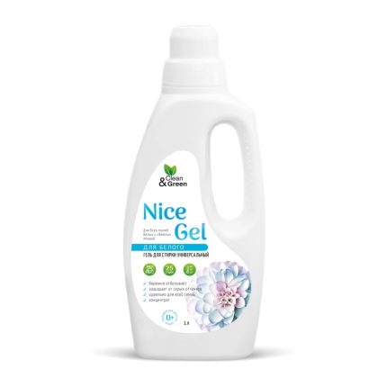 Гель для стирки Nice Gel для белого 1000 мл CG8294