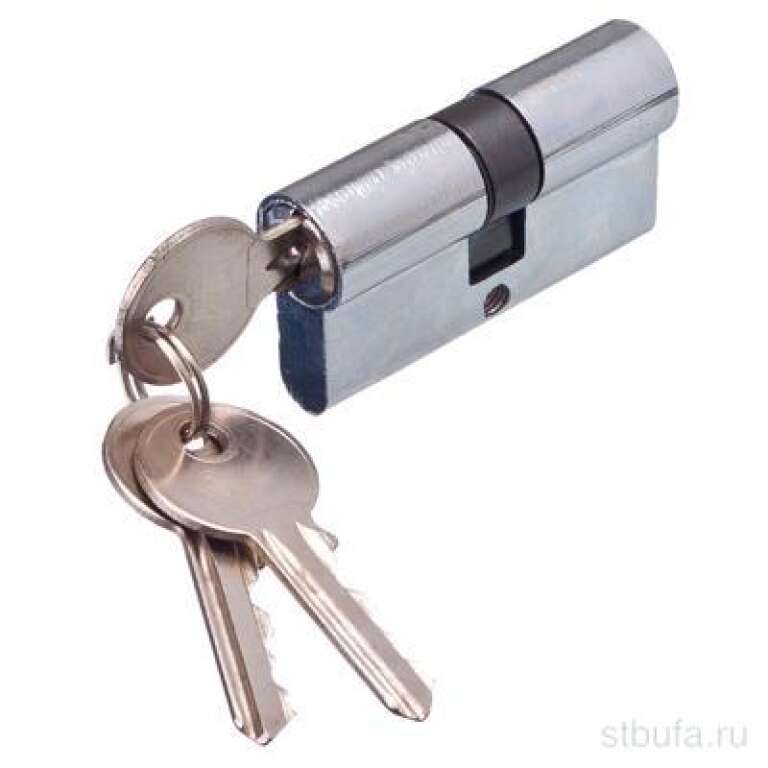 Сердцевина замка латунь AL 60мм 30*30 3кл кл-кл хром