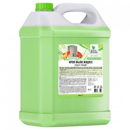 Крем-мыло  Clean & Green 5л канистра,Арбуз и дыня CG8149