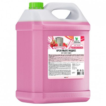 Крем-мыло  Clean & Green 5л канистра, Малина в карамели CG8151