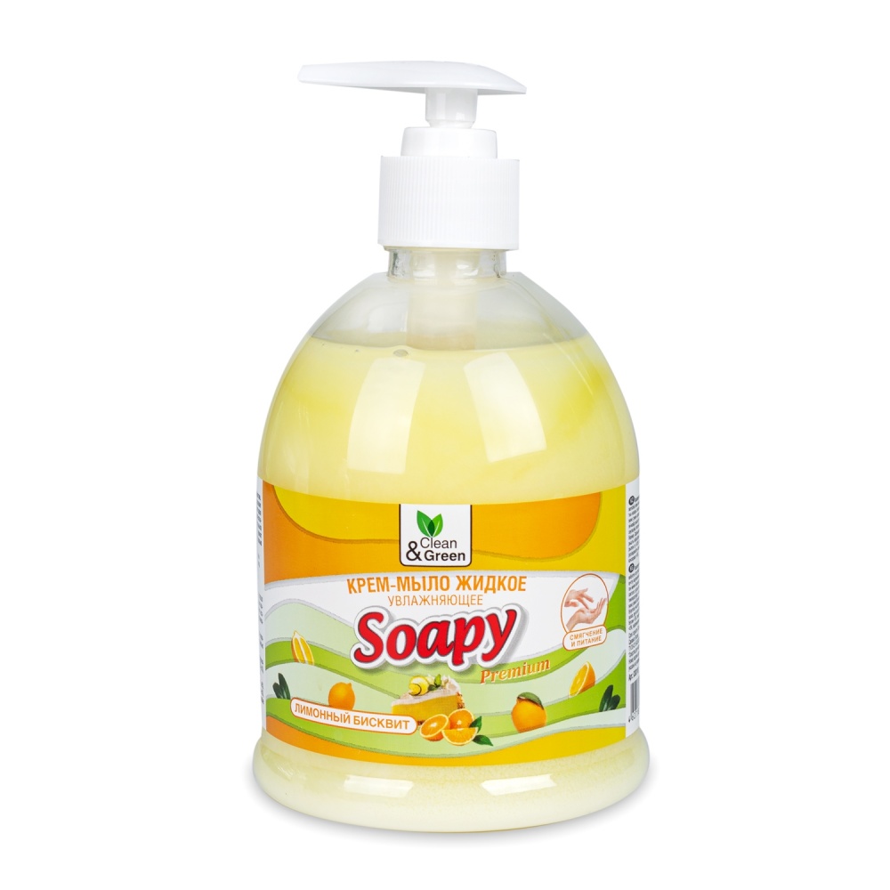 Крем-мыло Clean & Green 500мл бисквит,CG8110 Крем-мыло Clean & Green 500мл бисквит,CG8110