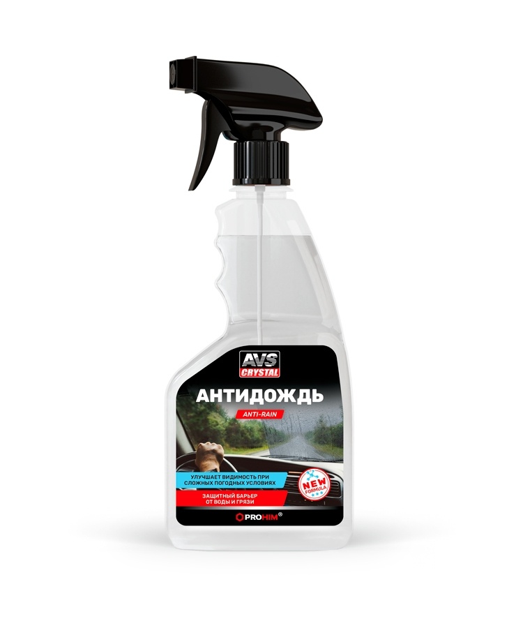 Антидождь NEW FORMULA (триггер 500мл) AVS AVK-075