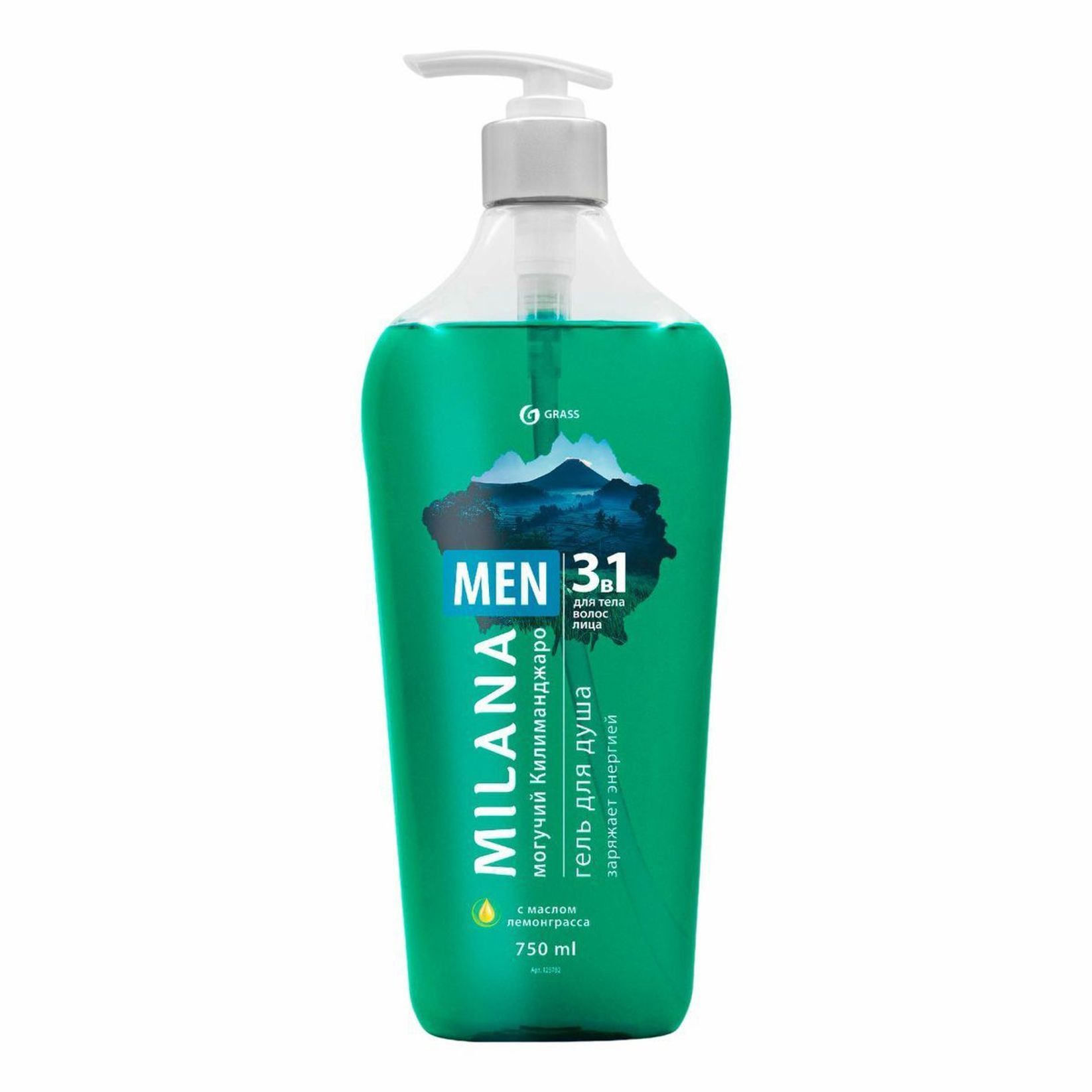 Гель для душа "MILANA"Могучий Килиманджаро, 750мл., арт. 125782 Гель для душа "MILANA"Могучий Килиманджаро, 750мл., арт. 125782