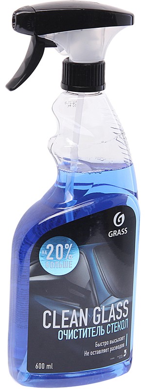 Средство для стекол "Clean Glass" 600мл с триггером, GraSS, арт. 110393