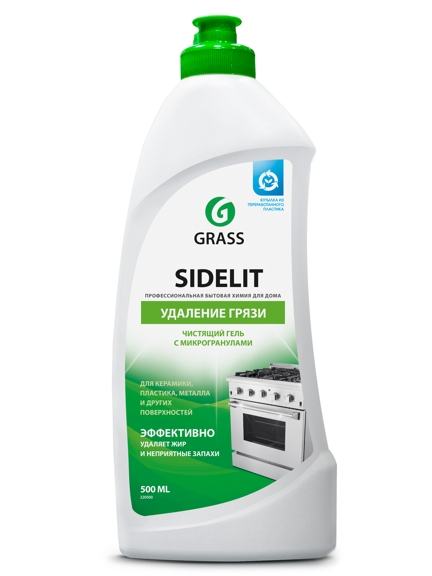 Средство чистящее для кухни и ванной "Sidelit" 500мл, крем, Grass,  арт. 220500