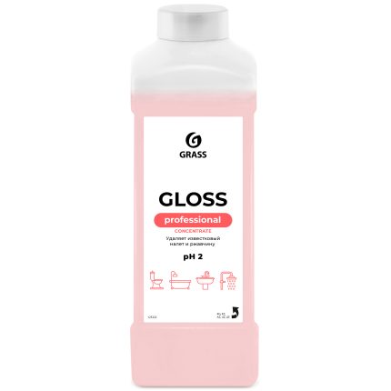 Средство для удаления ржавчины и извест.отложений "Gloss Concentrate"1л, Grass, арт.125322