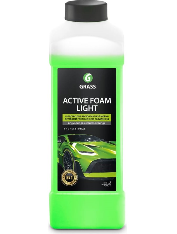 Средство для бесконтактной мойки автомобиля 1л, Active Foam Lite, Grass, арт. 132100
