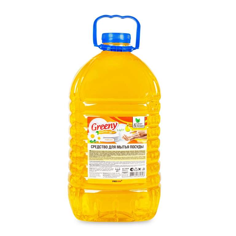 Средство для мытья посуды Greeny Light Ромашка, 5л CG8169