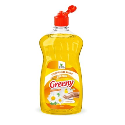 Средство для мытья посуды Greeny Light 500мл. Ромашка CG8154