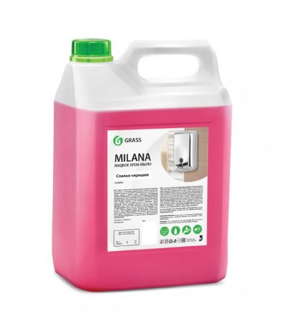 Крем-мыло Grass MILANA 5л канистра спелая черешня, арт.126405