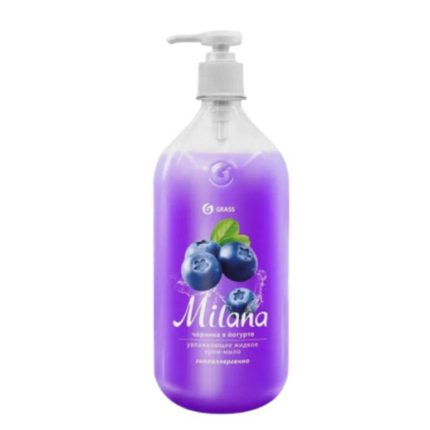 Крем-мыло Grass MILANA 1л с дозатором черника в йогурте, арт. 126301