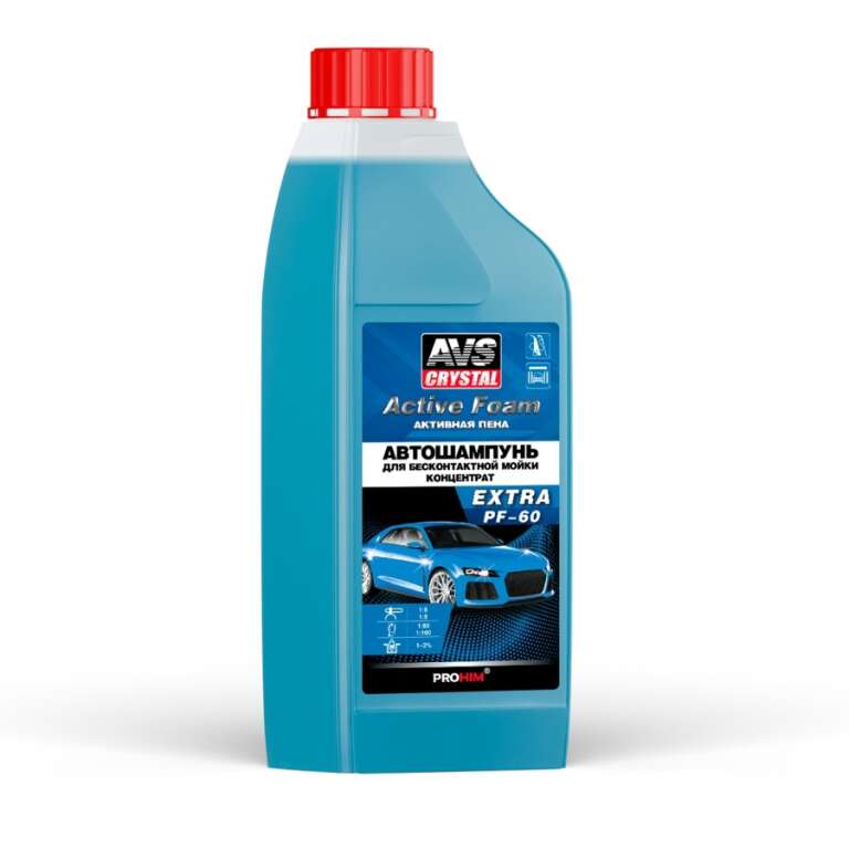 Средство для бесконтактной мойки автомобиля 1л, Active Foam EXTRA, A07588S