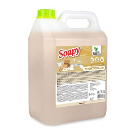 Жидкое мыло "Soapy" хозяйственное с дозатором 5кг  Clean&Green CG8066