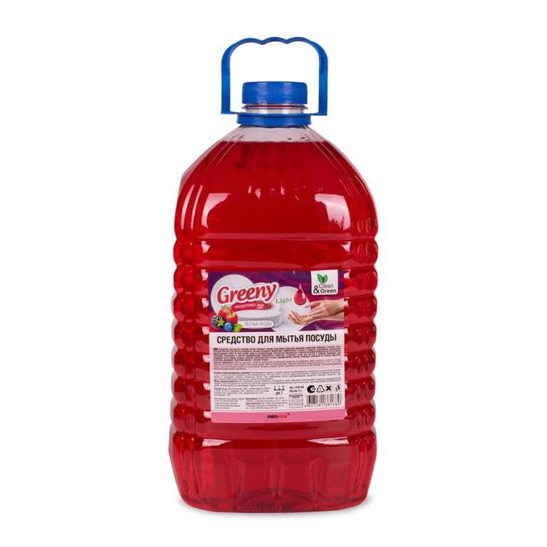 Средство для мытья посуды Greeny Light Лесные ягоды, 5л CG8168