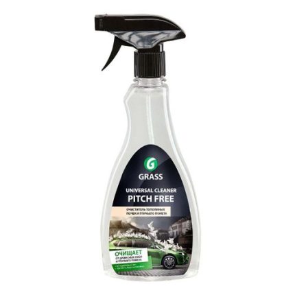 Очиститель от тополиных почек и птичьего помета Pitch free,0,5л,тригер,Grass,арт.117106