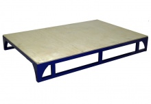 Поддон металлический №1 настил: фанера 10 мм, нагрузка 2000кг(150*1200*800мм)
