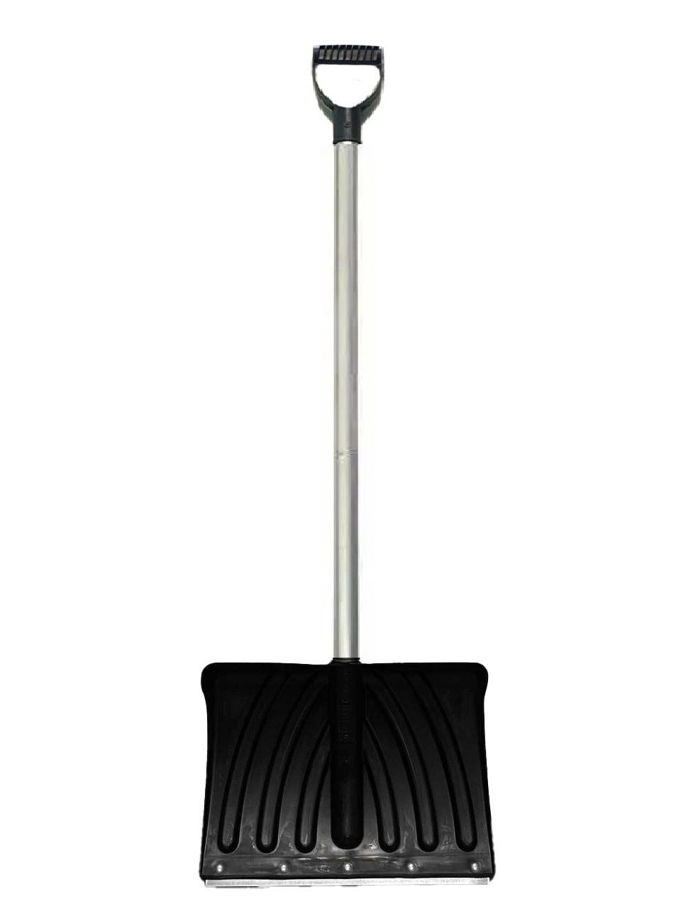 Лопата снеговая "Крепыш" с планкой (440*315), метал.черенком с V-ручкой