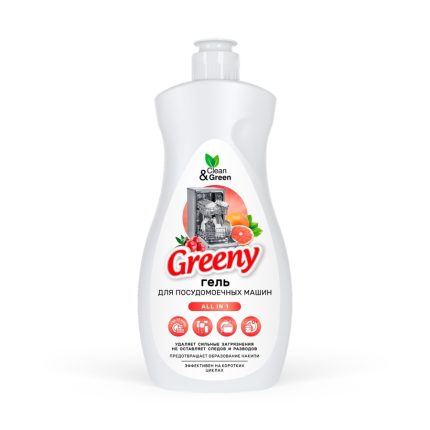 Гель для мытья посуды в посуд.машинах Clean&Green 8321