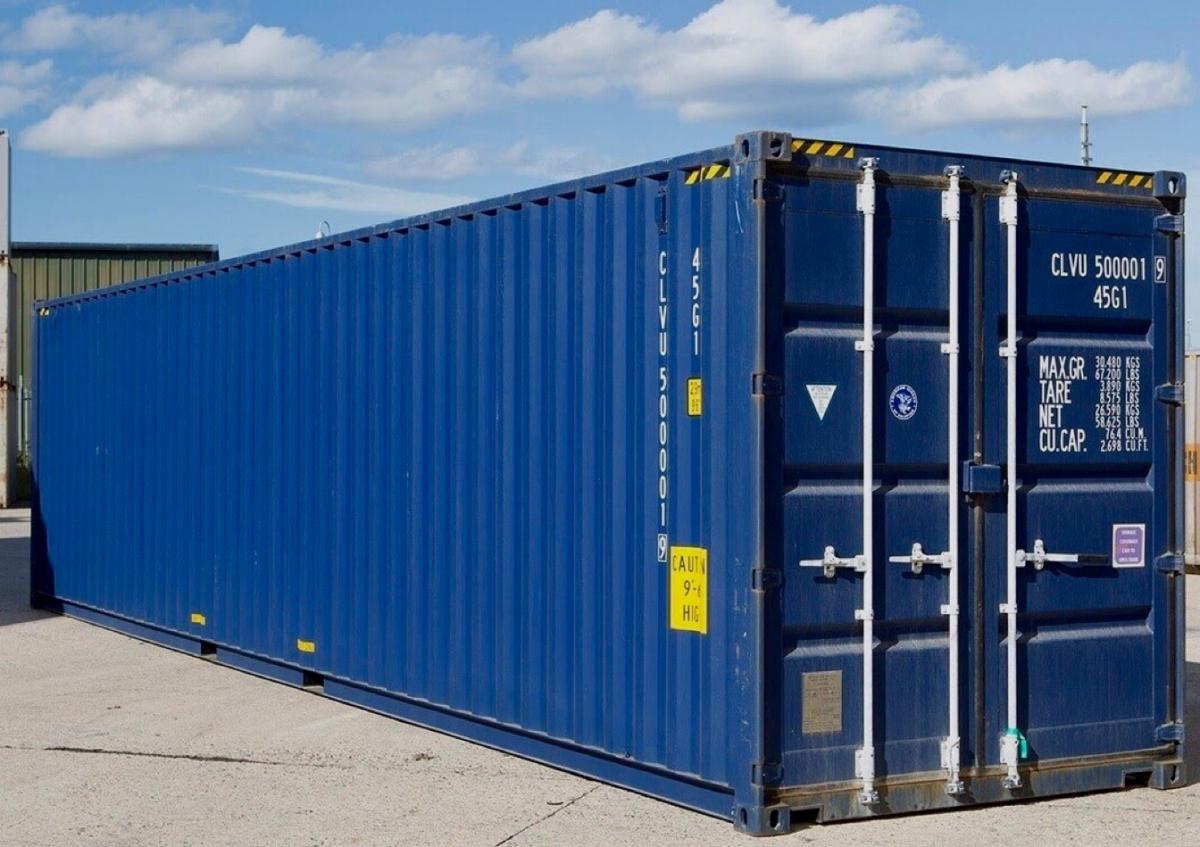 Контейнер б/у 40 футов объем 76,5 куб.м