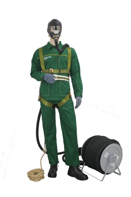 Противогаз ПШ-1СП-ПСБ в полипропиленовой сумке с поясом из бельтинга (х/б) с маской МАГ (1шт)