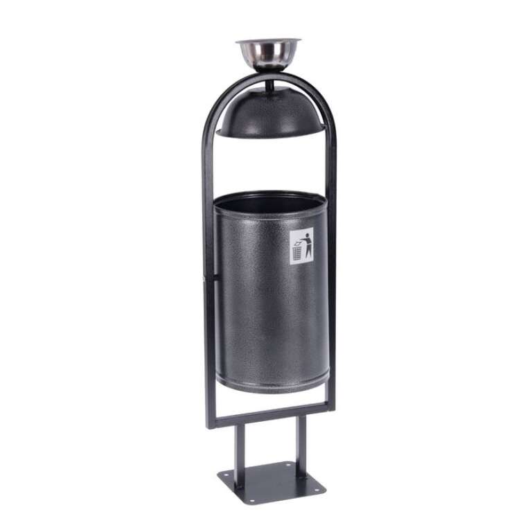 Урна "Рубин-20" с крышкой с пепельницей