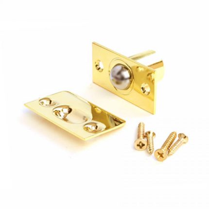Фиксатор дверной с шариком золото мал.