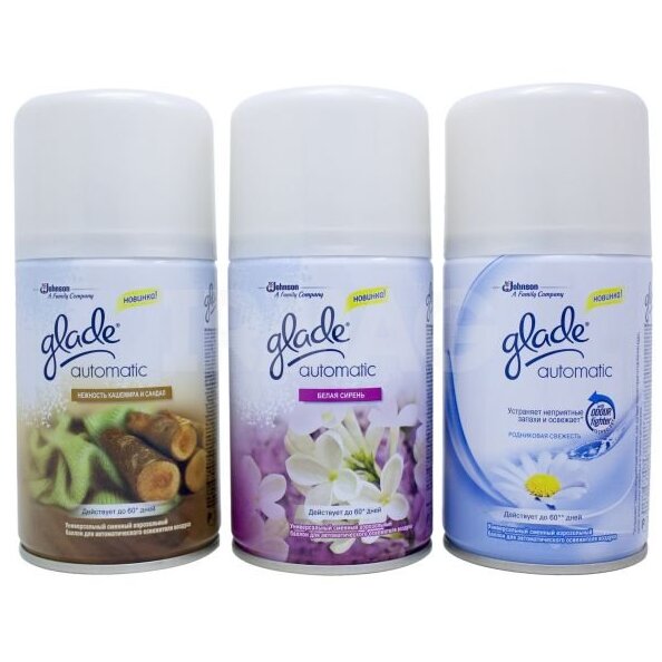 Освежитель воздуха з/бл "Glade" 269мл в ассортименте Освежитель воздуха з/бл "Glade" 269мл в ассортименте