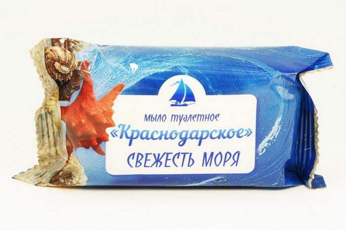 Мыло туалетное Краснодарское Свежесть моря 90 гр