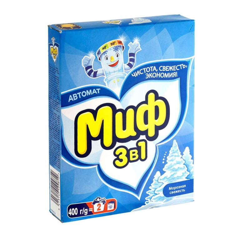 Порошок "Миф" 400гр в ассортименте