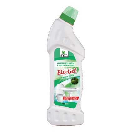 Средство для чистки сантехники BIO-Gel Clean & Green (хлор)750мл, CG8072