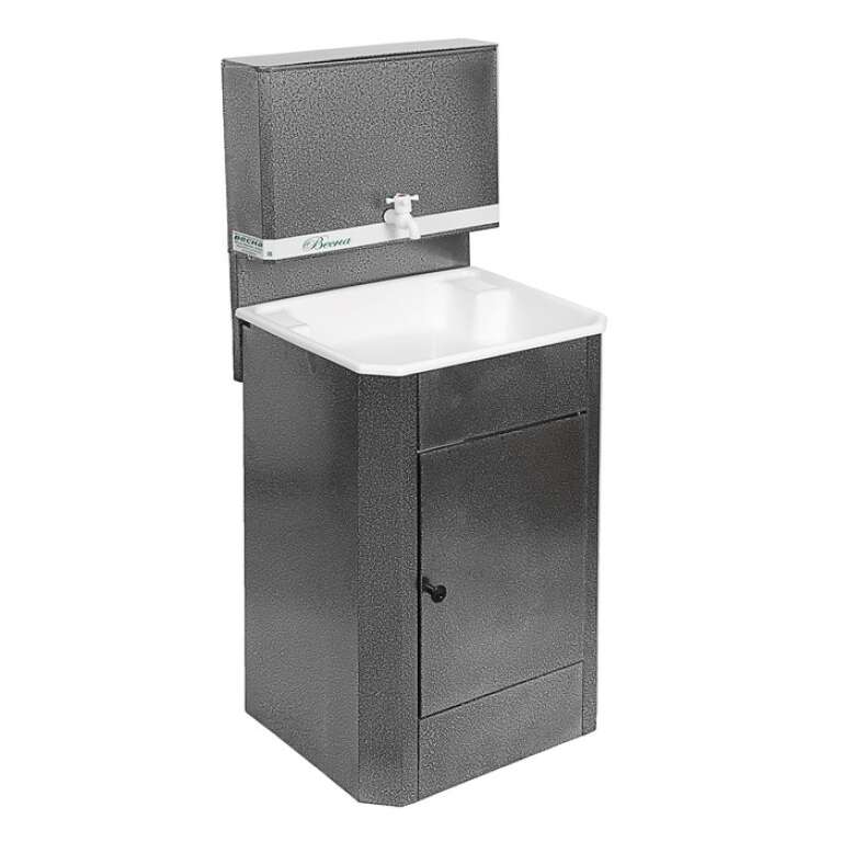 Умывальник "Весна" пластиковая мойка цвет - серебро