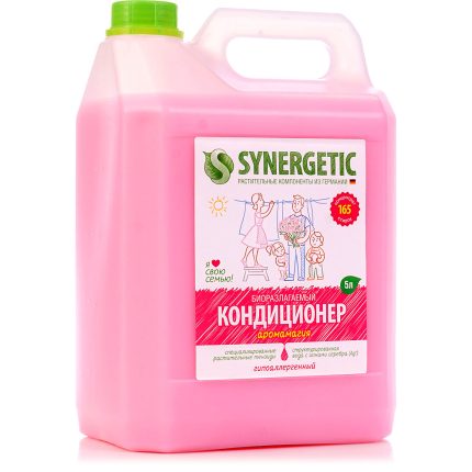Кондиционер-ополаскиватель для белья SYNERGETIC 5 л